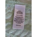 EXPRESS  Short Sleeve Baroque Mesh, Lace, Embroidered Tee, Mint Color Crew-neck T Photo 2