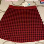 Skies Are Blue  Stitch Fix Everyday knit sweater mini burgundy skirt Photo 2