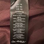 Miss Selfridge Prairie Boho Smocked Dress Womens 10 Purple Floral Peasant Hippie Photo 6