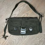 Dion Lee Utility Shoulder Bag Olive Green Twill Cargo Pockets Nylon Strap Photo 0