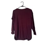 Max Studio Maroon Long Sleeve Scoop Neck Merino Wool Knit Sweater Women Sz L Photo 1