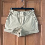 Sincerely Jules Size Extra Small XS Women's Tan Vegan Leather Shorts NWT Photo 0