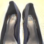 Tory Burch  Caroline 8 navy patent gold logo flex pumps heels 3051 Photo 5