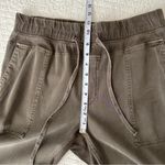 James Perse Standard Women’s Mixed Media Pant Jogger Olive Green Large Photo 5