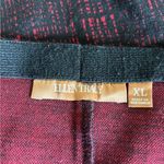 Ellen Tracy red and black elastic waist skirt XL Photo 3