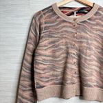 Free People  cardigan sweater wool cashmere cozy warm boho print XS Photo 1