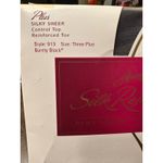 Hanes  Silk Reflections Three Plus Barely Black Control‎ Top Hosiery 3X Photo 1