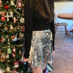 Snakeskin Silk Tie Skirt Size M Photo 3
