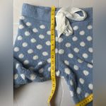 Honeydew Women’s Chenille Polka Dot Plush Lounge Pants Blue Size M Photo 6