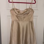 Princess Polly  Mini Dress- Champagne 8 Photo 2