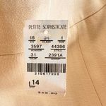 Petite Sophisticate Skirt Women’s Size 14 Cream Wool Pencil Midi Vintage NWT Photo 3