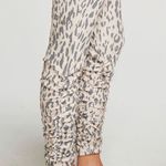 Chaser  RPET LOVE RIB SHIRRED JOGGER Animal Print Medium Photo 2