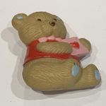 Signed GGI Costume Brooch Pin Plastic Valentine Bear Photo 1