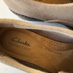 Clarks Airabell Sky Wedge Loafers Womens Size 8.5 Pebble Suede Comfort Shoes Photo 2