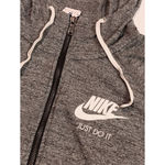 Nike Vintage  Hooded Full Zip Light Weight Track Jacket size Medium Gray Photo 7