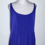 Ava & Viv Purple Sleeveless Knit Dress Size XXL Purple Sun Dress with Full Skirt Photo 2
