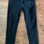 American Eagle  black stretchy normcore 6 short jeggings Photo 0