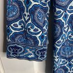 Coolibar Oceanside Tunic Blue White Dress UPF 50+ 3/4 Sleeve W Photo 6