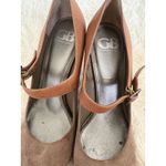 Gianni Bini  Brown Suede Leather Block Heel Mary Jane Pumps Size 8.5M‎ Photo 5