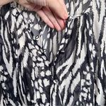 Veronica Beard • Mavis Animal-print Silk-chiffon Midi Dress blouson high low Photo 6