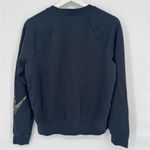 Nike Black Fleece Crewneck Sweatshirt Gold Logo Small Photo 3
