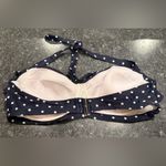 Ava & Viv  American Flag Navy Blue Stars Halter Neck Ruffle Popover Bikini Top Photo 1