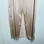 Vintage Lorraine Long Slip Beige USA made Lace trim Size 36 Tan Photo 7