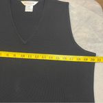 Misook  Black Boxy Tank Top Photo 4