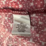 Dress Barn  1X-Large Tunic Top Geometric Stretch V-Neck Pleated Sleeveless Red Photo 6