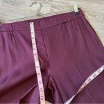 J. Jill maroon linen stretch ankle pants‎ women’s size M TALL Red Size M Photo 3