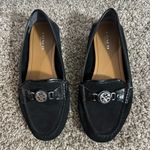 Coach Women's Black Loafers with Silver Accent Size 7 Photo 0