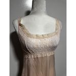 Vintage Warners Lace Trim Slip Dress Babydoll Lingerie Nightie 36 / Medium Pink Photo 1