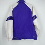 Nike Vintage Unisex  nylon windbreaker purple & white‎ lined XL black label Photo 6