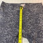 Eric Snake Skin Print Women Casual Pants Size 10, Women Skinny Casual Pants,‎ Blue Photo 7