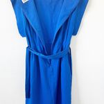 Eliza J Blue Short Sleeve Belted Dress Photo 7