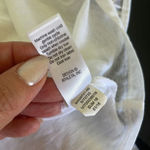 Athleta  White Stripe Semi Sheer Double Layer Tank Top Size Small Photo 6