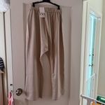 ZARA Light Tan Beige Relaxed Pull On Jogger Trousers 100% Cotton Size Small NWT Photo 1
