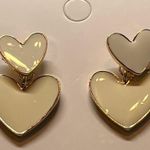 Sweet Heart Shape Titanium Steel Earrings Gold Photo 3