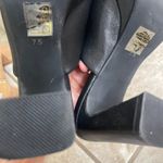 Jeffrey Campbell caviar Womens Black Square Toe Heel Platform Mule Slides 7.5 Photo 6