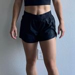 Athleta Black Patterned Shorts Photo 0