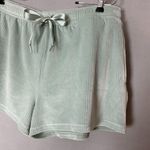Jaclyn New York Lounge Shorts Pale Green Sleep Velour Stretch Waistband Size XL Photo 5