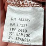 Piko  1988 Size S Oversized Rust Orange V-Neck Drop Shoulder Bamboo Spandex Shirt Photo 2