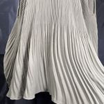 JustFab  Women Size M Olive Green Crew Neck Cold Shoulder Long Sleeve Blouse Photo 12