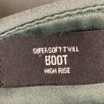 EXPRESS Size 10L Super Soft Twill Boot High Rise Dark Teal Dress Pants Preloved Photo 7