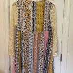 Kori Floral Lace Bell Sleeve Tunic Dress Photo 4