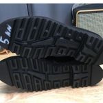 Paul Green Sofia Women 7.5 Black Crinkle Patent Leather Studded Platform Shoes Photo 5