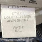 Reformation  Lola Blue Wash Button Fly High Rise Cut Off Denim Jean Shorts Sz 23 Photo 4