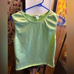 Lilly Pulitzer VINTAGE Shirt Womens Large Green Preppy Knit Tank Top Photo 0