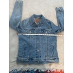 Levi's  Strauss Distressed Stretch Jean Jacket Women's Size Small Light Wash Photo 7