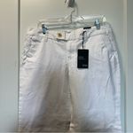 a.n.a NWT . Wide Leg Low Rise White Jean Pant Trouser Flare Business Casual 12x32 Photo 2